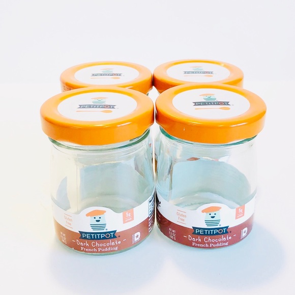 Petit Pot Other - PETITPOT French Pudding Pot De Creme Glass Jars